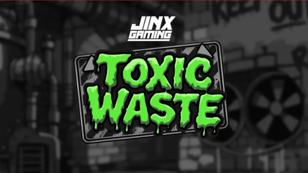 Toxic Waste سلاٹ مشین کا نیون لیبارٹری تھیم والا انٹرفیس